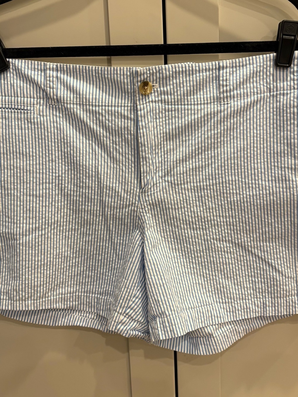 Vineyard Vines Blue & White Seersucker Shorts SZ 14